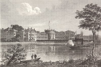 Biebrich Palace by Pierre Joseph Redouté